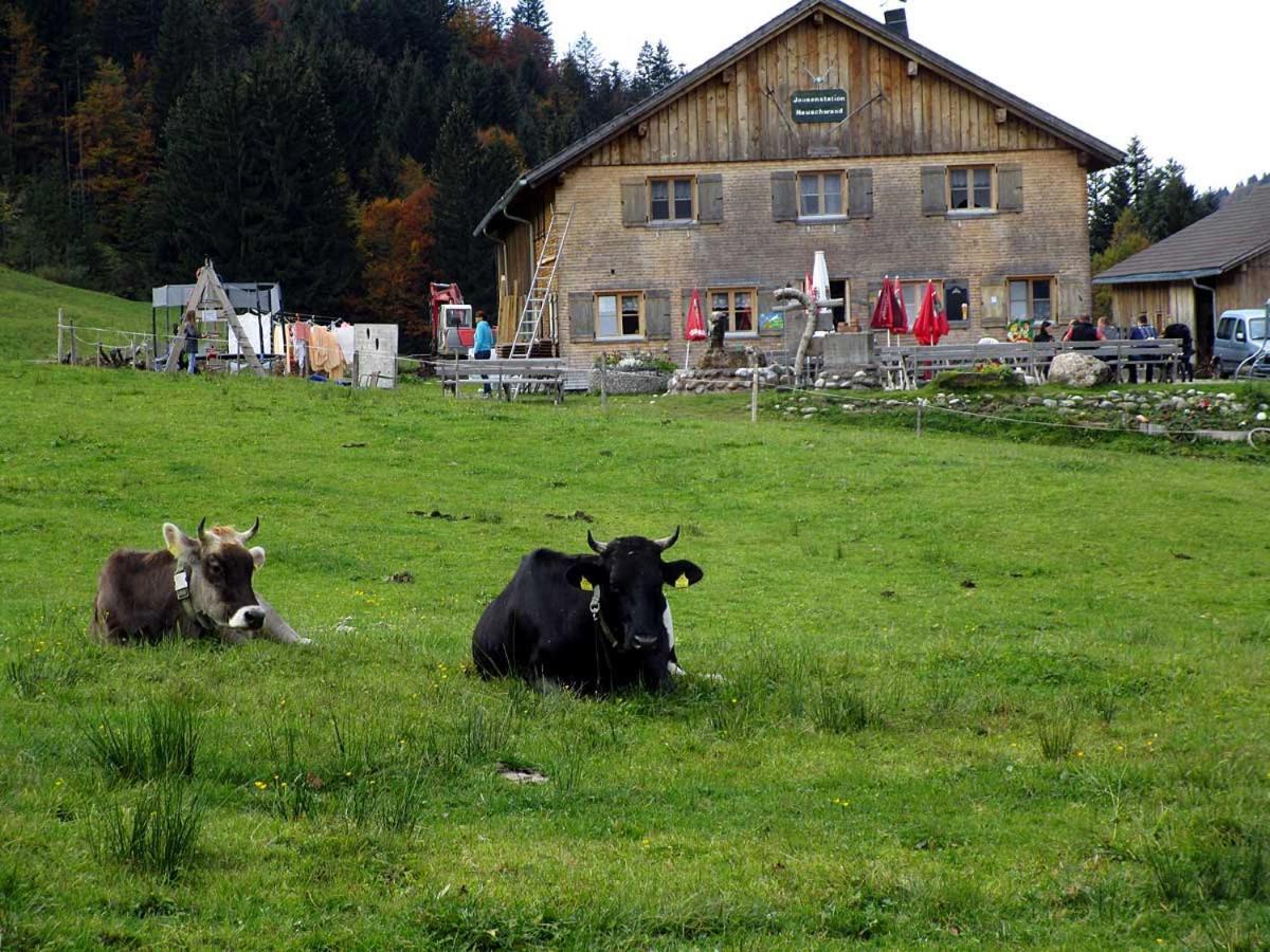 Вилла Jausenstation Neuschwand Хиттизау Экстерьер фото